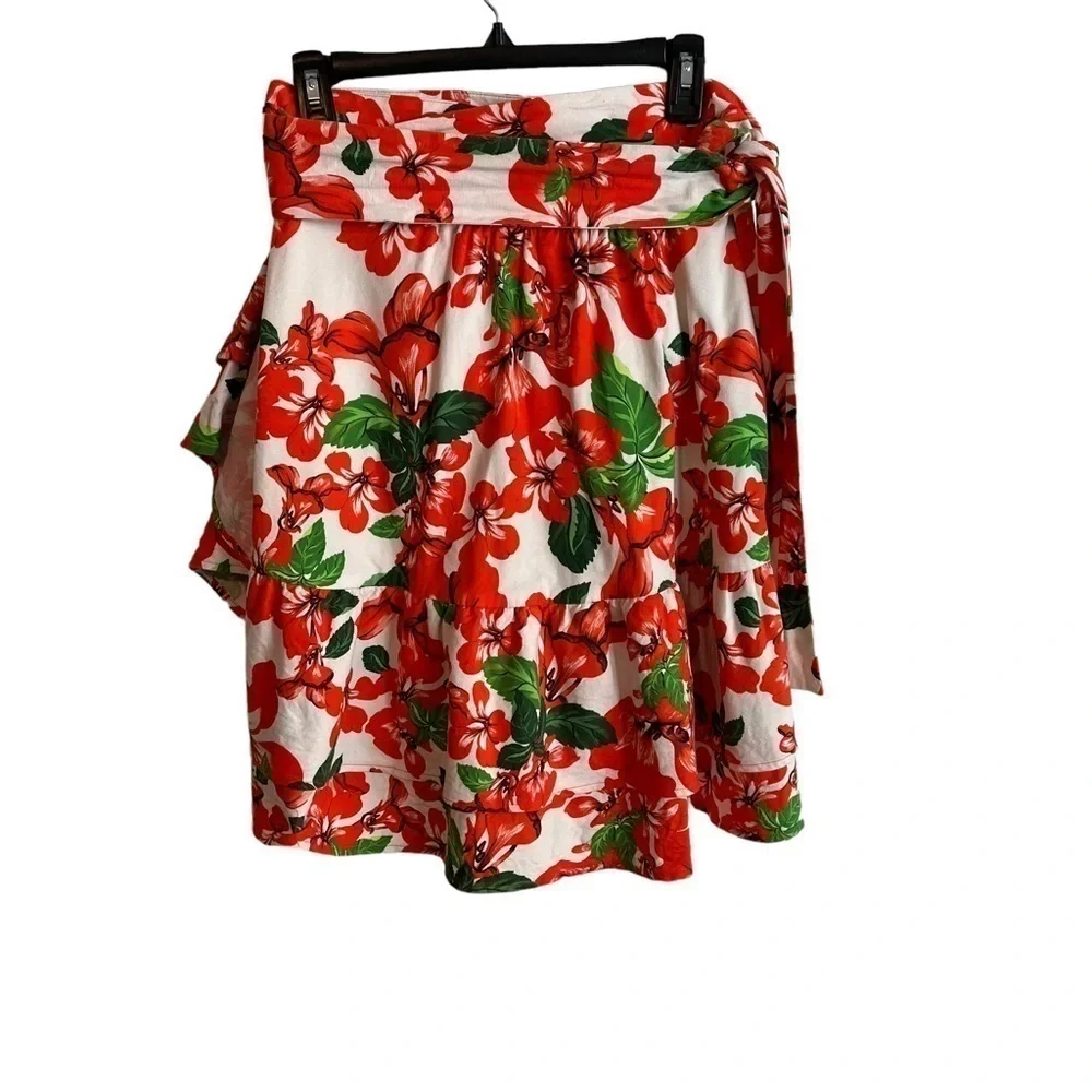 MARISSA WEBB Milos Print‎ Wrap Skirt